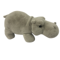 Brinquedo cinzento do hipopótamo do luxuoso